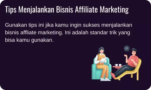 cara menjalankan bisnis affiliate marketing 