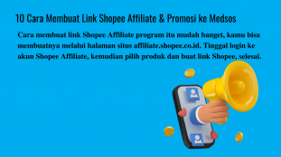 Cara membuat link Shopee Affiliate program