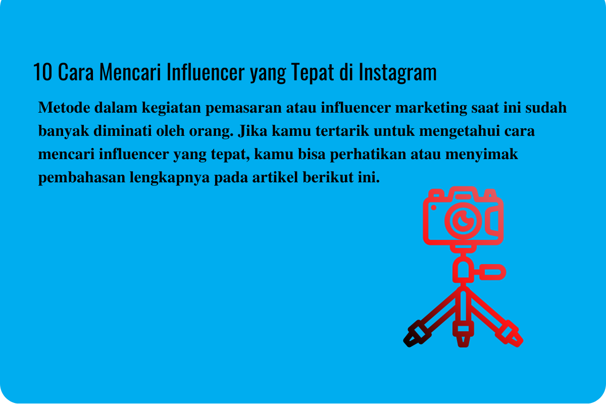 10 Cara Mencari Influencer yang Tepat di Instagram